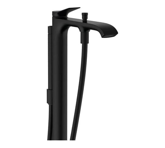 Напольный смеситель для ванны Hansgrohe Vivenis матовый черный 75445670 00000094187