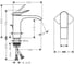Смеситель для раковины Hansgrohe Vivenis 110 75020000 00000091234 3