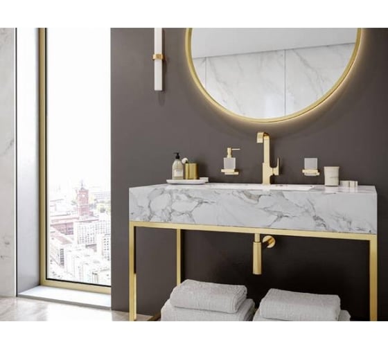 Смеситель для раковины Hansgrohe Metropol 230 полир.золото 32511990 00000071321