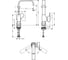Смеситель для раковины Hansgrohe Metropol 230 полир.золото 32511990 00000071321 3