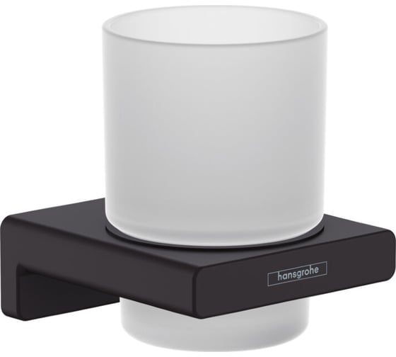 Стакан Hansgrohe Addstoris матовый черный 41749670 00000092162