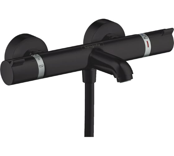 Термостатический смеситель для ванны Hansgrohe Ecostat comfort матовый черный 13114670 00000072012