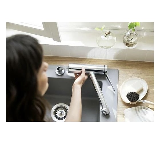 Смеситель для кухни Hansgrohe Zesis m33 160 1jet 74805000 00000096457