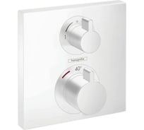 Внешняя часть термостатического смесителя для душа Hansgrohe Ecostat square 15714700 00000071978