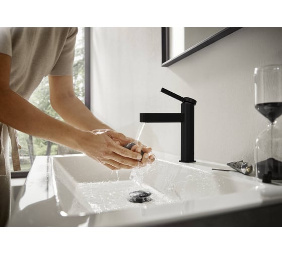 Смеситель для раковины Hansgrohe Finoris 110 матовый белый 76020700 00000094512