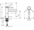 Смеситель для раковины Hansgrohe Finoris 110 push-open 76023000 00000094511 2