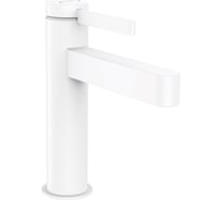 Смеситель для раковины Hansgrohe Finoris 110 push-open, матовый белый 76023700 00000094509