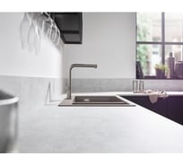 Смеситель для кухни hansgrohe с выдвижным душем