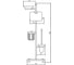 Напольная стойка Savol S-00B01 2