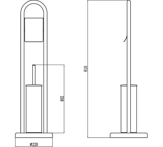 Напольная стойка бронза 2 в 1 Savol S-C0Y708 24239