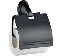 Держатель для туалетной бумаги/Бумагодержатель OUTE матовый черный, материал металл TG1005H