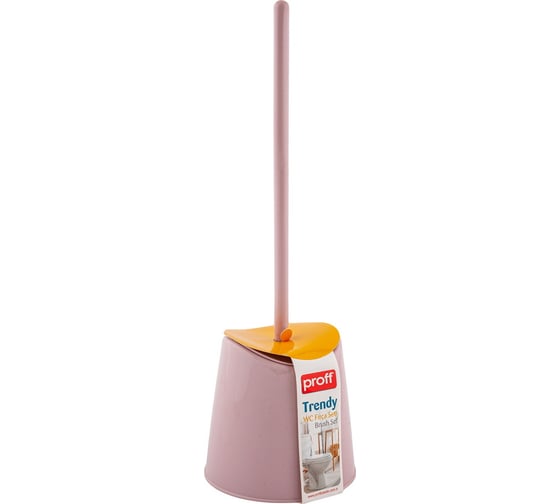 Туалетный ерш PROFF PLASTIK Trendy розовый, пластиковый "proff" 1/24 УИ-2601685р