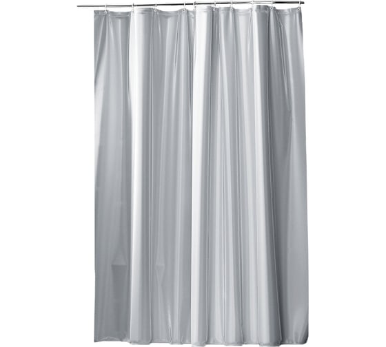 Штора для ванной Bath Plus super big светло-серый, 280x200 см ST-010