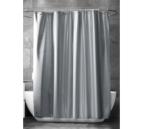 Штора для ванной Bath Plus super big графит, 280x200 см ST-009