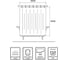 Штора для ванной Bath Plus super big французский-серый, 280x200 см ST-011 10