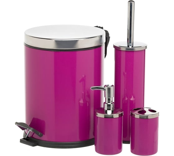 Набор для ванны NAVAKO Nebula 4set fuchsia 11118
