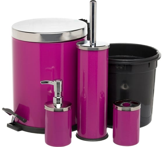 Набор для ванны NAVAKO Nebula 4set fuchsia 11118
