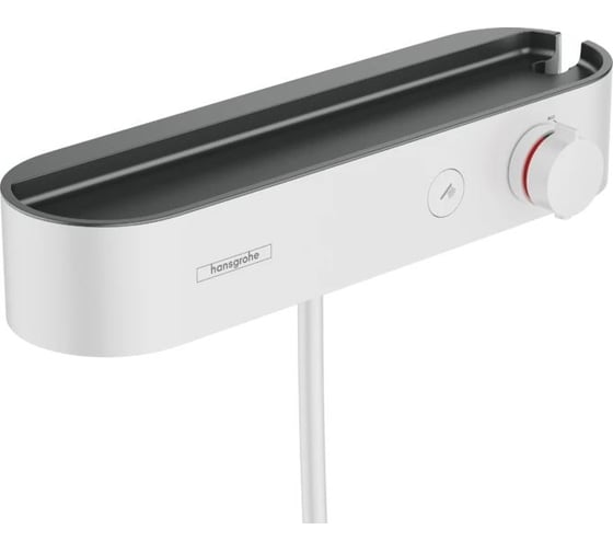 Термостатический смеситель для душа Hansgrohe Showertablet select 400, матовый белый 24360700 00000094518 1