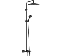 Термостатическая душевая система Hansgrohe Vernis shape showerpipe 240, матовый черный 26900670 00000125475