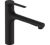 Смеситель для кухни Hansgrohe Zesis m33 160, с вытяжным душем 2jet, матовый черный 74801670 00000096450
