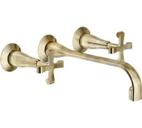 Смеситель для раковины Nobili Carlos primero из стены, 3 отверстия, внешняя и скрытая часть cp298br 00000054647