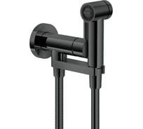 Комплект для гигиенического душа Nobili встроенный смеситель, гигиеническая лейка, шланг, глянцевый черный av00600flp 00000099941