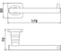 Держатель для туалетной бумаги Rose RG1505H 2