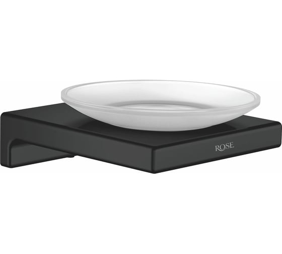 Стеклянная мыльница Rose RG1803H