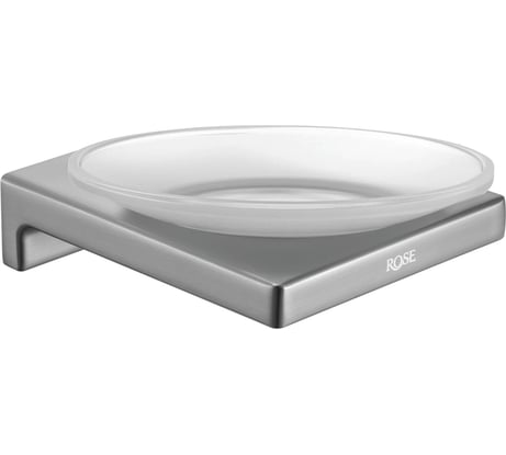 Стеклянная мыльница Rose RG1803T