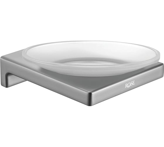 Стеклянная мыльница Rose RG1803T