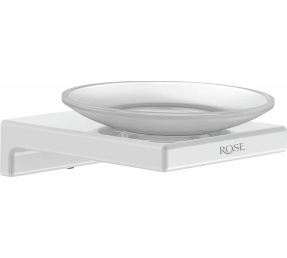 Стеклянная мыльница Rose RG1803C