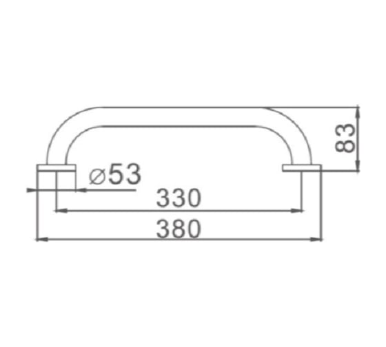 Поручень для ванны РМС A1027