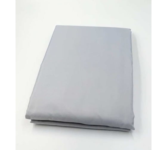 Штора Bath Plus (светло-серый) super big 280x200 с кольцами AKST-010