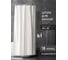 Штора Bath Plus (французский-серый) super big 280x200 с кольцами AKST-011 2