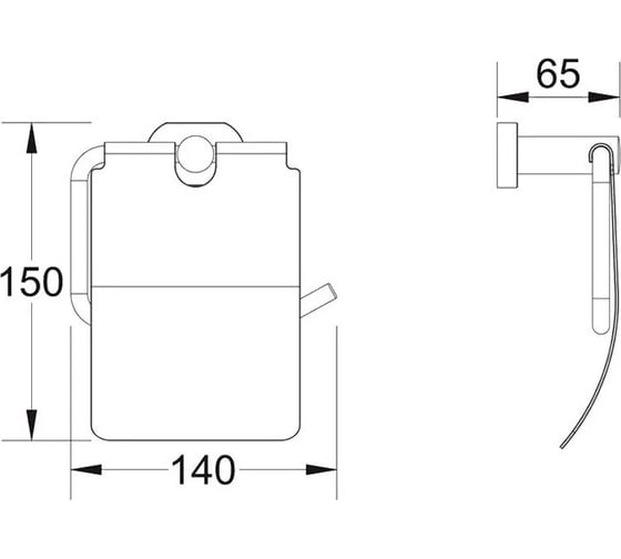 Держатель для туалетной бумаги SHEVANIK SG5105