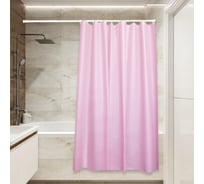 Штора для ванной Сантис peva pv-205 (розовая) 54 gsm 180x180 см 038700