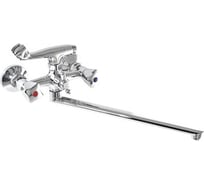 Смеситель для ванны SANTREK AQUA-325 "CLASSIC" 1/2 м/к шар. перекл. Квадро SL504 длинный плоск нос 123420