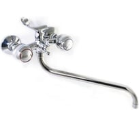 Смеситель для ванны SANTREK AQUA-360 "CLASSIC" 1/2 м/к шар. перекл. S-ка SL502 толстый нос 276628