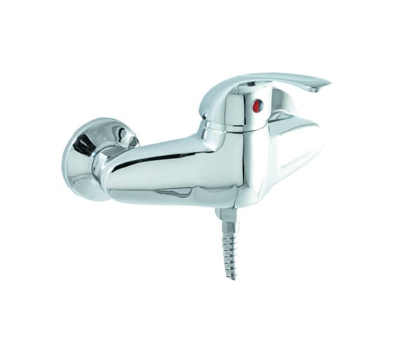 Смеситель для душа SANTREK AQUA-535 "MODERN" шар. d-40 SB47 (горизонт ручка, ниж подкл душ шланга) 123452