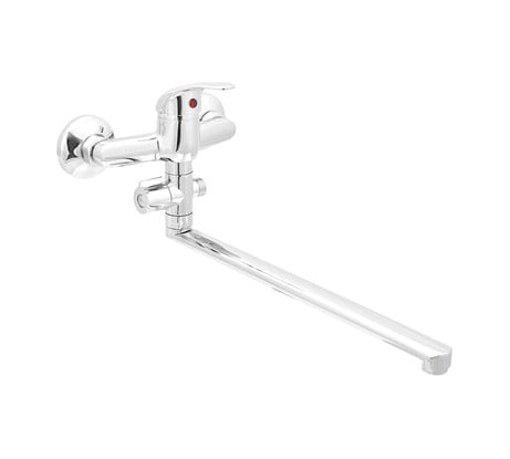 Смеситель для ванны SANTREK AQUA-710 "STANDART" шар. d-35 L-нос, дивертор картридж. перекл SB75 123499