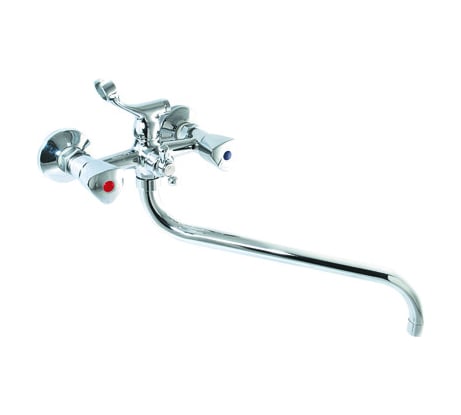 Смеситель для ванны SANTREK AQUA-360 "CLASSIC" 1/2 м/к шар. перекл. Лючия SL515 толстый нос 277220