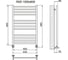 Полотенцесушитель Ника Modern лм-5 100/60 с вентилями (комплект люкс) ЛМ 5 100/60 с вентилями 2