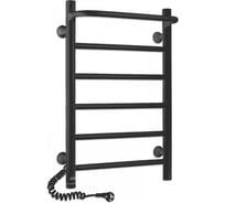 Полотенцесушитель Laris Прайм сухой ТЭН, чкч п6 400/600 левый тэн, черный матовый, ru 73207592