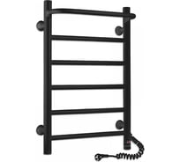 Полотенцесушитель Laris Прайм сухой ТЭН, чкч п6 400/600 правый тэн, черный матовый, ru 73207593