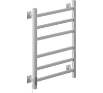 Электрический кабельный полотенцесушитель Ника Step-1 60/50 ral9016 белый матовый, правый тэн Step-1 60/50 бел мат прав