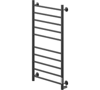 Электрический кабельный полотенцесушитель Ника Way-2 100/50 ral9005 черный матовый, правый тэн Way-2 100/50 черн прав