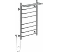 Электрический кабельный полотенцесушитель Ника WAY-3 80/50 с полкой, левый тэн WAY-3 80/50 с/п лев