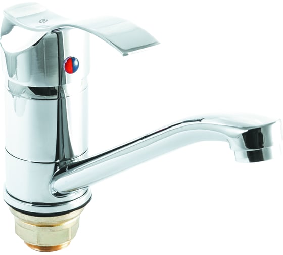 Смеситель для кухни SANTREK AQUA-630 "MODERN" d-40 на гайке, средний нос SB56 123470 1