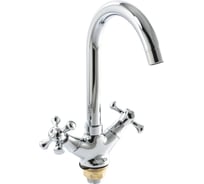 Смеситель для кухни SANTREK AQUA-420 "CLASSIC" LUX 1/2 м/к Крест SL 594 (на гайке) 123435