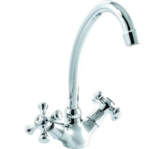 Смеситель для кухни SANTREK AQUA-405 "CLASSIC" 1/2 м/к Крест SL594 123427 1